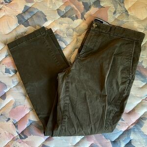 Tommy Hilfiger Olive Slim Fit Chinos